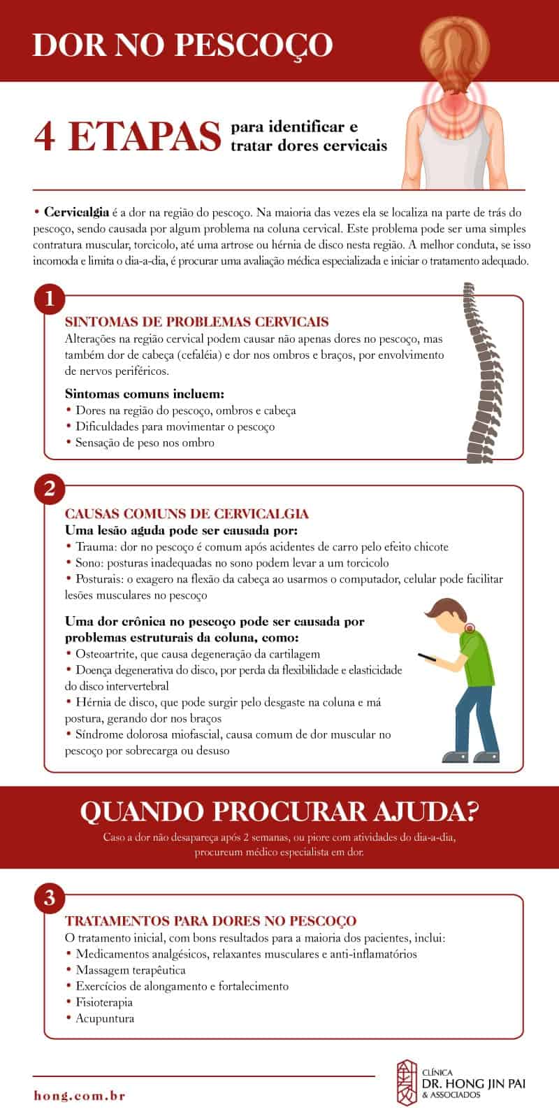 Dor no Pescoco - Infográfico