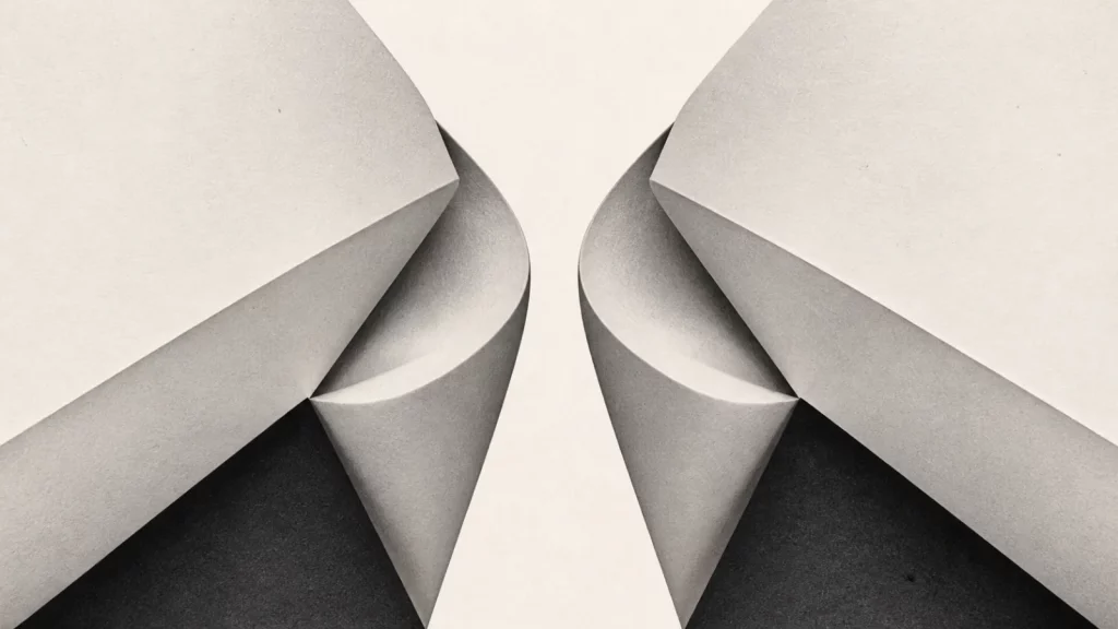 Ilustração editorial abstrata em tons de cinza sobre cornetos nasais inchados