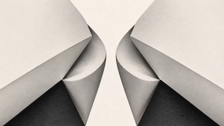 Ilustração editorial abstrata em tons de cinza sobre cornetos nasais inchados