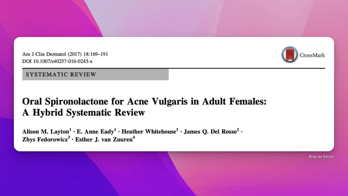 Espironolactona Para Acne Blog Da Saúde