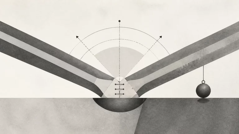 Ilustração editorial abstrata em tons de cinza sobre fratura de rádio distal pode deixar sequelas