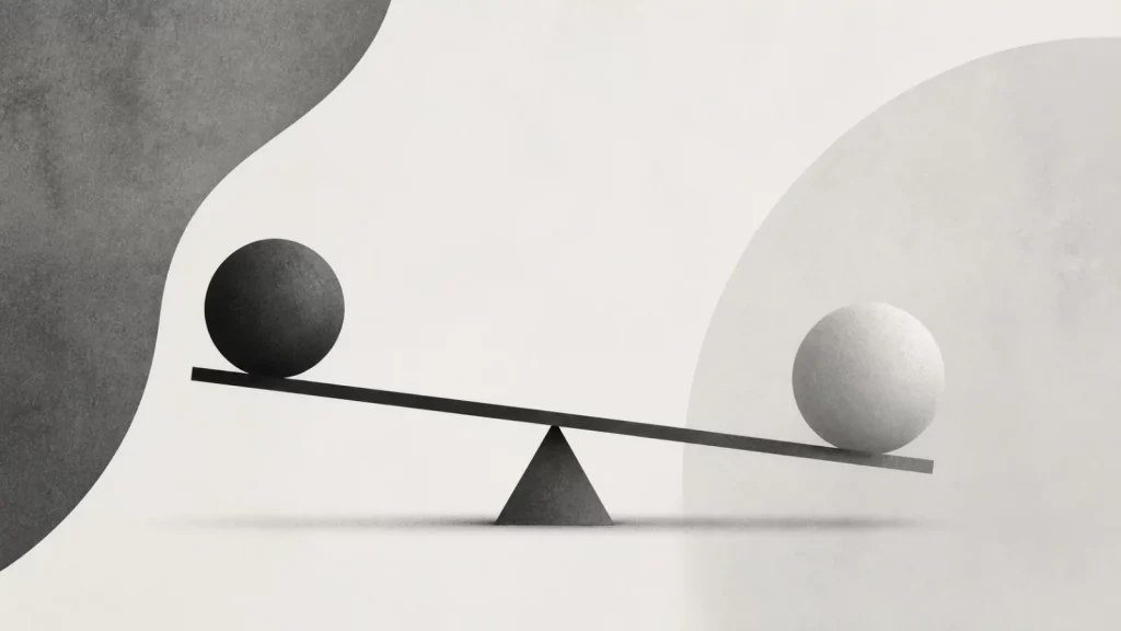 Ilustração editorial abstrata em tons de cinza sobre pH alto na urina